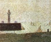 Georges Seurat, End of the Seawall